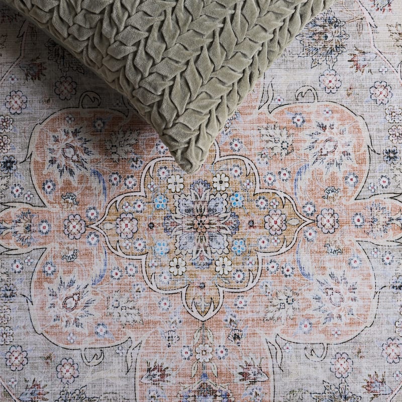 SAFAVIEH Arizona Polyxeni Machine Washable & Slip Resistant Rug
