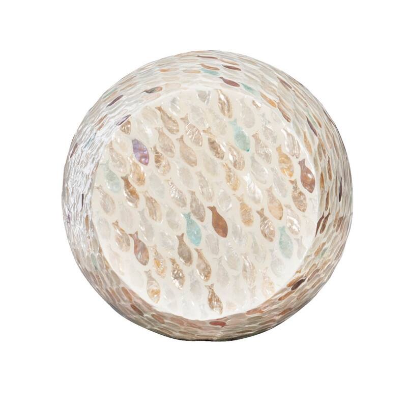 Pendale Fish Mosaic Drum Side Table
