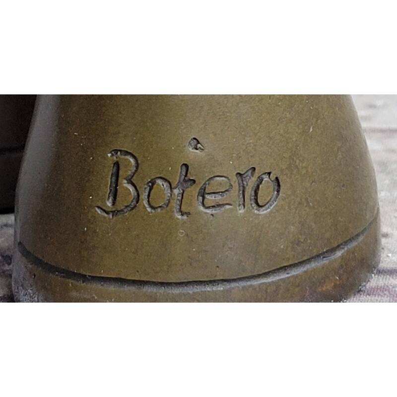 Modern Art Trojan Horse Bronze Statue Sculpture After Botero Boterismo 10 Inches X 10 Inches