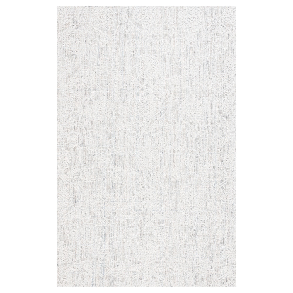 SAFAVIEH Handmade Ebony Nini Modern Wool Rug