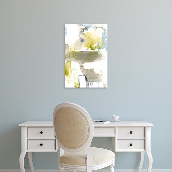 Easy Art Prints Jennifer Goldberger's 'Wandering Layers II' Premium Canvas Art