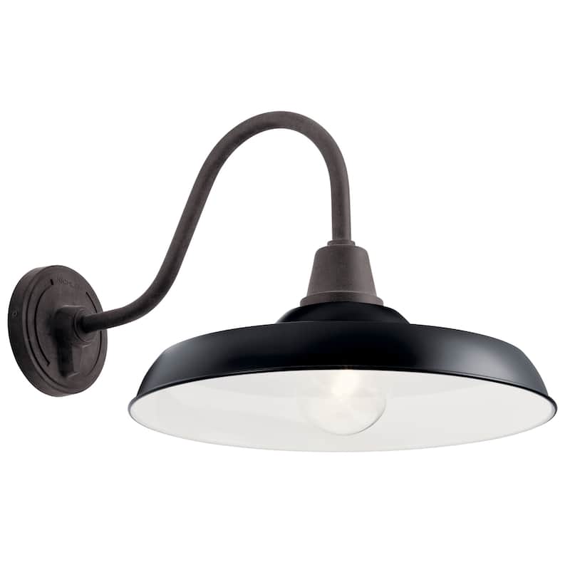 Kichler Pier 16-1/2" Wide Outdoor Wall Sconce - Black