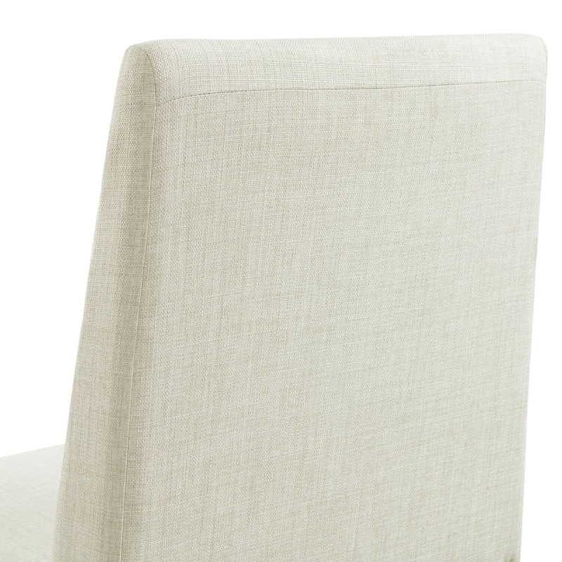 Dining Side Chairs Set of 2 - Grey Upholstered Accent Chairs - Modern Transitional Design - 38