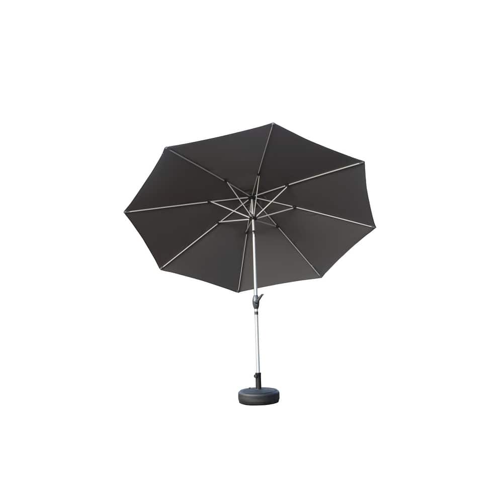 GDFStudio - Premium 9FT Patio Umbrella with Push Button Tilt and Sturdy Frame