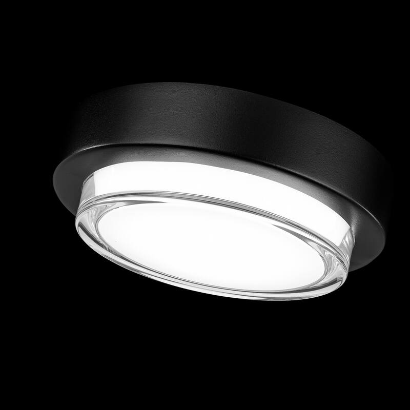 Pillar 16in LED Outdoor Wall Light Selectable CCT 2700-3000-3500-4000K set to 2700K in Black