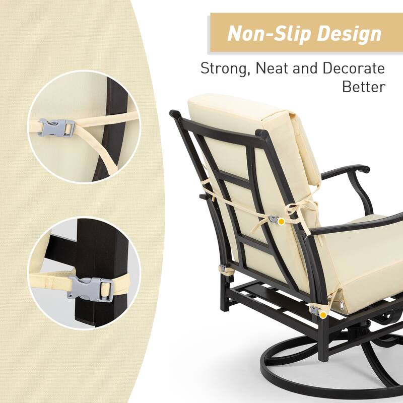 Aoodor 4.1" Outdoor Seat / Back Cushion