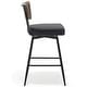 preview thumbnail 46 of 136, 26"/29" Faux Leather Swivel Counter/Bar Stools Set of 2/3