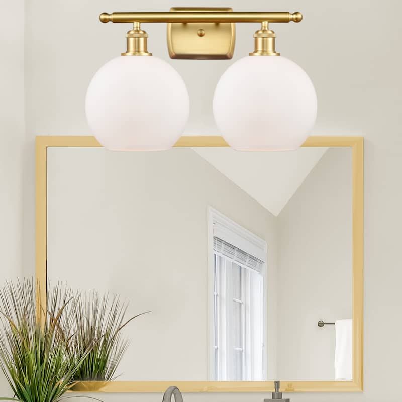 Innovations Lighting 516-2W-12-18 Athens Vanity Athens 2 Light 18"