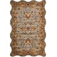 preview thumbnail 6 of 39, SAFAVIEH Handmade Heritage Traditional Blue/ Beige Wool Area Rug 4' x 6' Scallop - Blue/Beige - Rectangle
