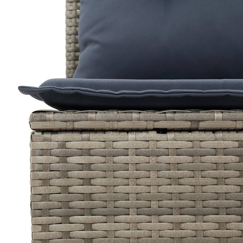 6/7 Piece Modular Outdoor Sofa Set with Cushions - 113×48×27.2