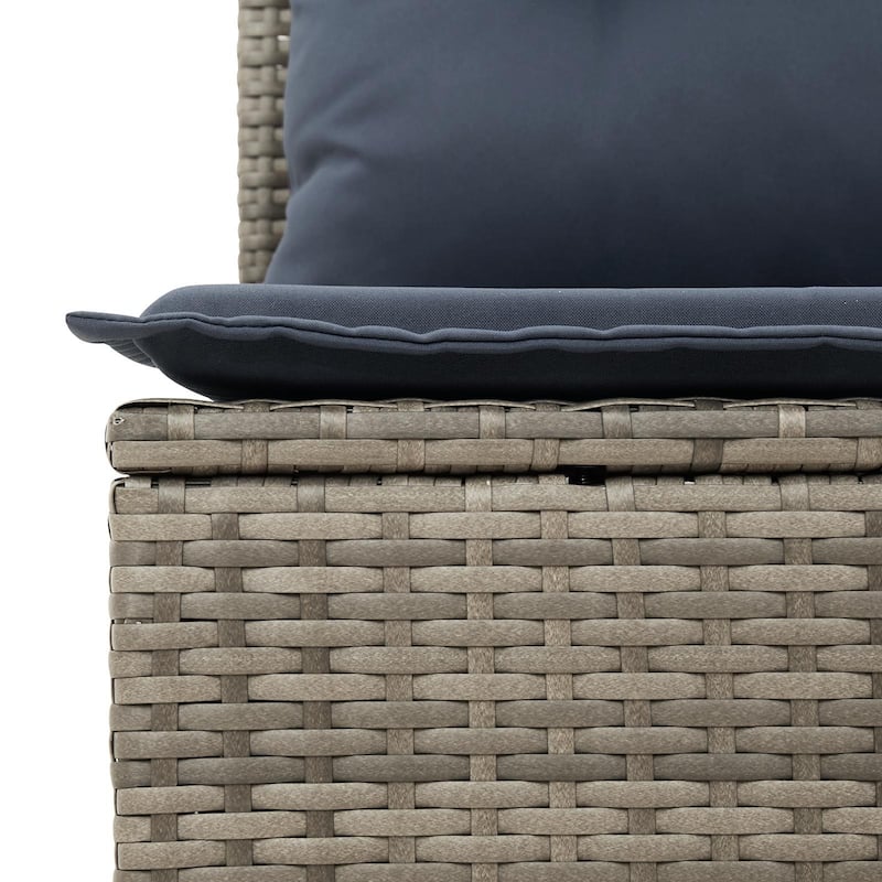 Modular Outdoor Sofa Set with Cushions - 113×48×27.2