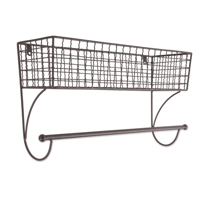 DII Farmhouse Towel Rack - Large Towel Bar - Bronze