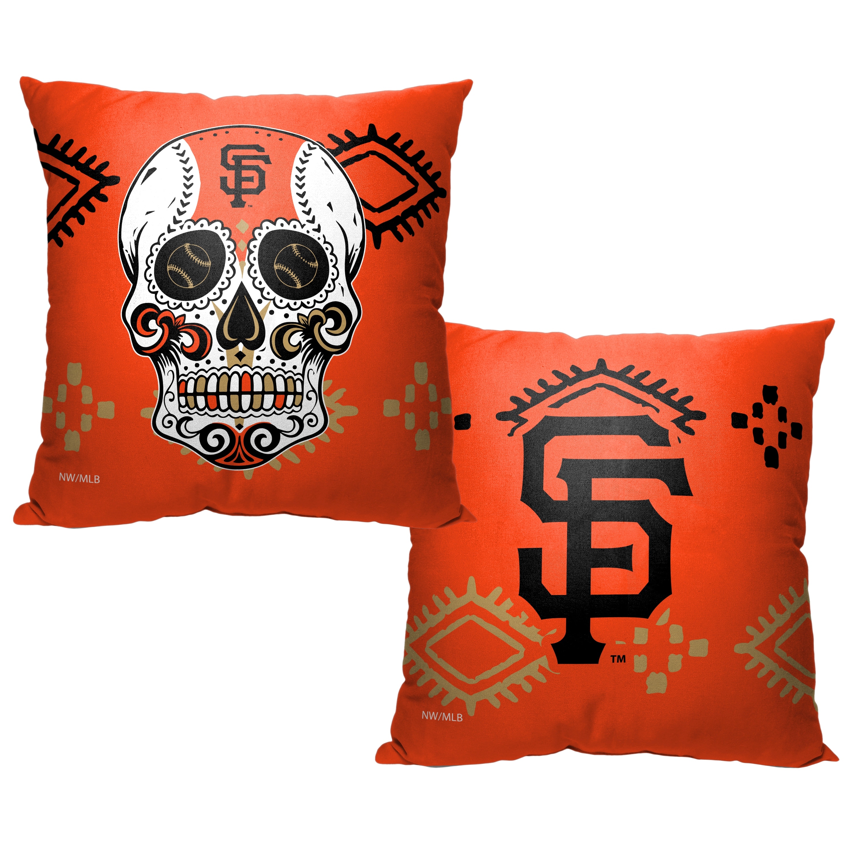 MLB Candy Skull Arizona Diamondbacks Printed Throw Pillow Bed Bath Beyond 38366092