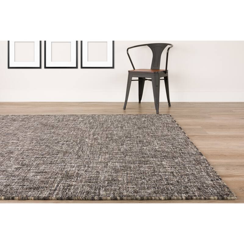Addison Winslow Active Solid Wool and Viscose Area Rug