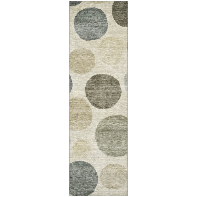 Premium Washable Super Soft Modern Bubbles Mayfield Rug