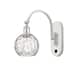 Option White and Polished Chrome / Clear Water Glass