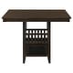 preview thumbnail 4 of 14, Jaden 5-piece Square Counter Height Dining Set Espresso