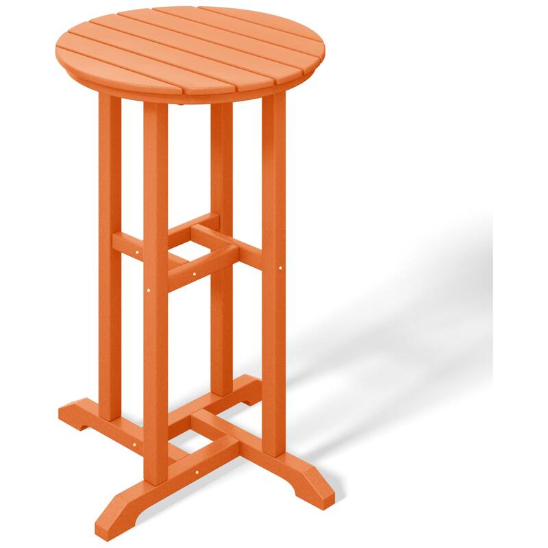Laguna Hdpe All Weather Outdoor Patio 24" Round Counter Bistro Table