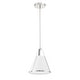 preview thumbnail 6 of 9, Crystorama Lighting Group FUL-900 Fulton 10" Wide Mini Pendant