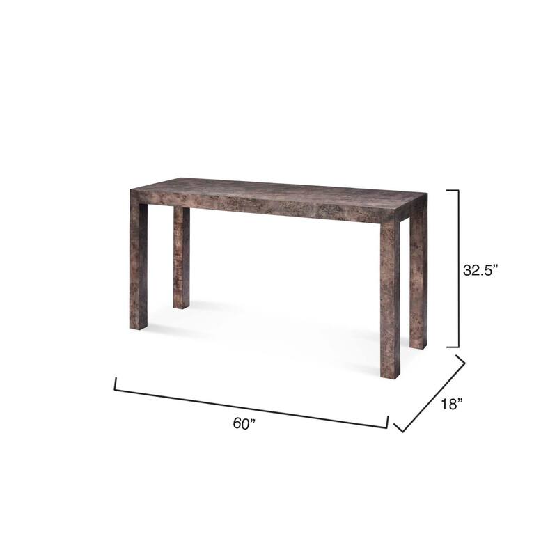 Alden Decor Delia Burlwood Console Table