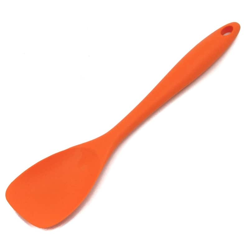 Chef Craft 11.5" Premium Heat Resistant Silicone Spoon Spatula Spoonula - Orange