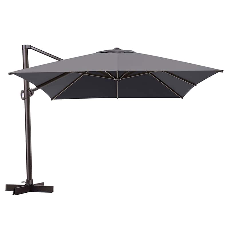 Pellebant Patio Cantilever Umbrella Outdoor Offset Umbrella with No Base