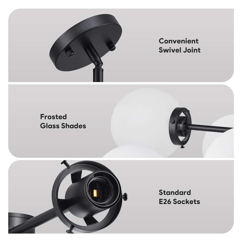 CO-Z Modern Linear Sputnik Pendant Chandelier (6/8/12 - Light)