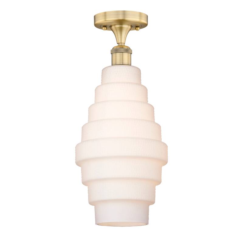 Innovations Lighting Edison Cascade - 1 Light 8" Semi-Flush Mount