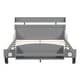 preview thumbnail 16 of 20, Nordic Full Size Car-Shaped Platform Bed w/ Storage Shelf Creative Upholstered Bed Frame No Box Spring Required, Space-Saving