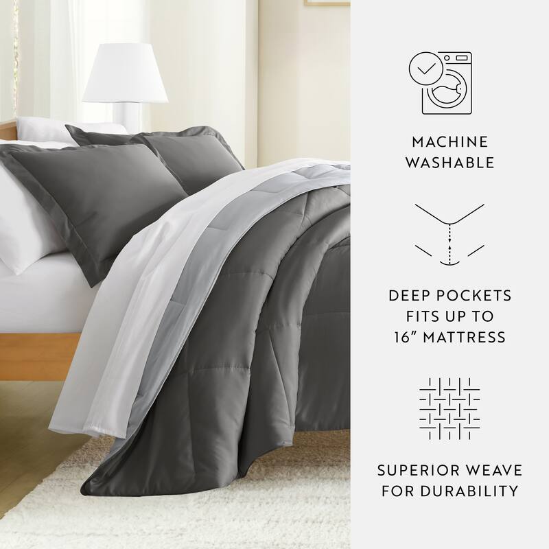 Simply Essential Dorm In A Bag Comforter, Sheet Set and Mattress Pad