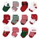 preview thumbnail 1 of 0, Hudson Baby Unisex Baby Cotton Rich Newborn and Terry Socks, 12 Days Of Christmas 12-24 Months - 12 Days Of Christmas