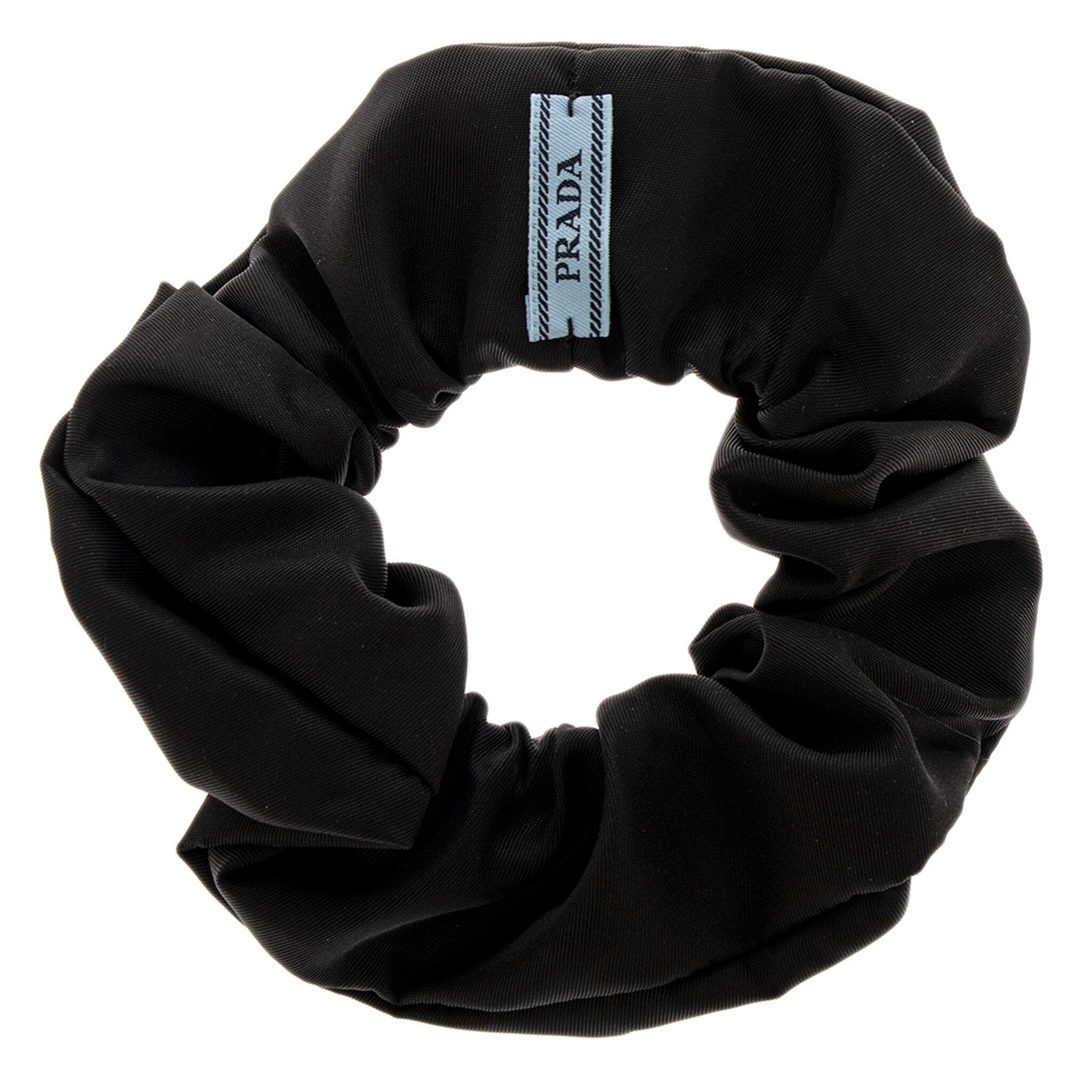 Prada Black Satin Hair Scrunchie Buy Prada Black Nylon Logo Scrunchie - Authenticated Pre  main image 3