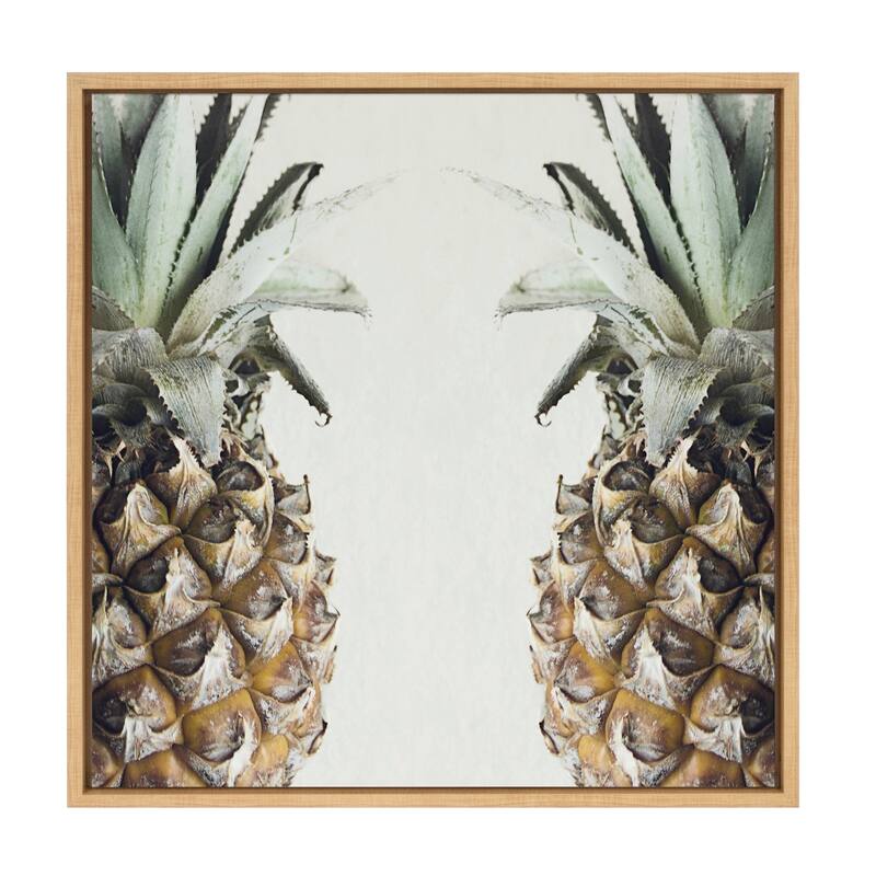 Kate and Laurel Sylvie Pineapples Canvas by Emiko and Mark Franzen