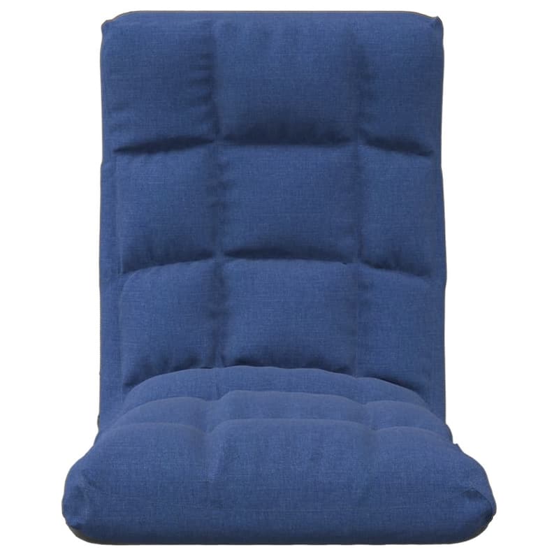 vidaXL Floor Chair Lounge Chair Chaise Lounge Folding Floor Lounger Fabric