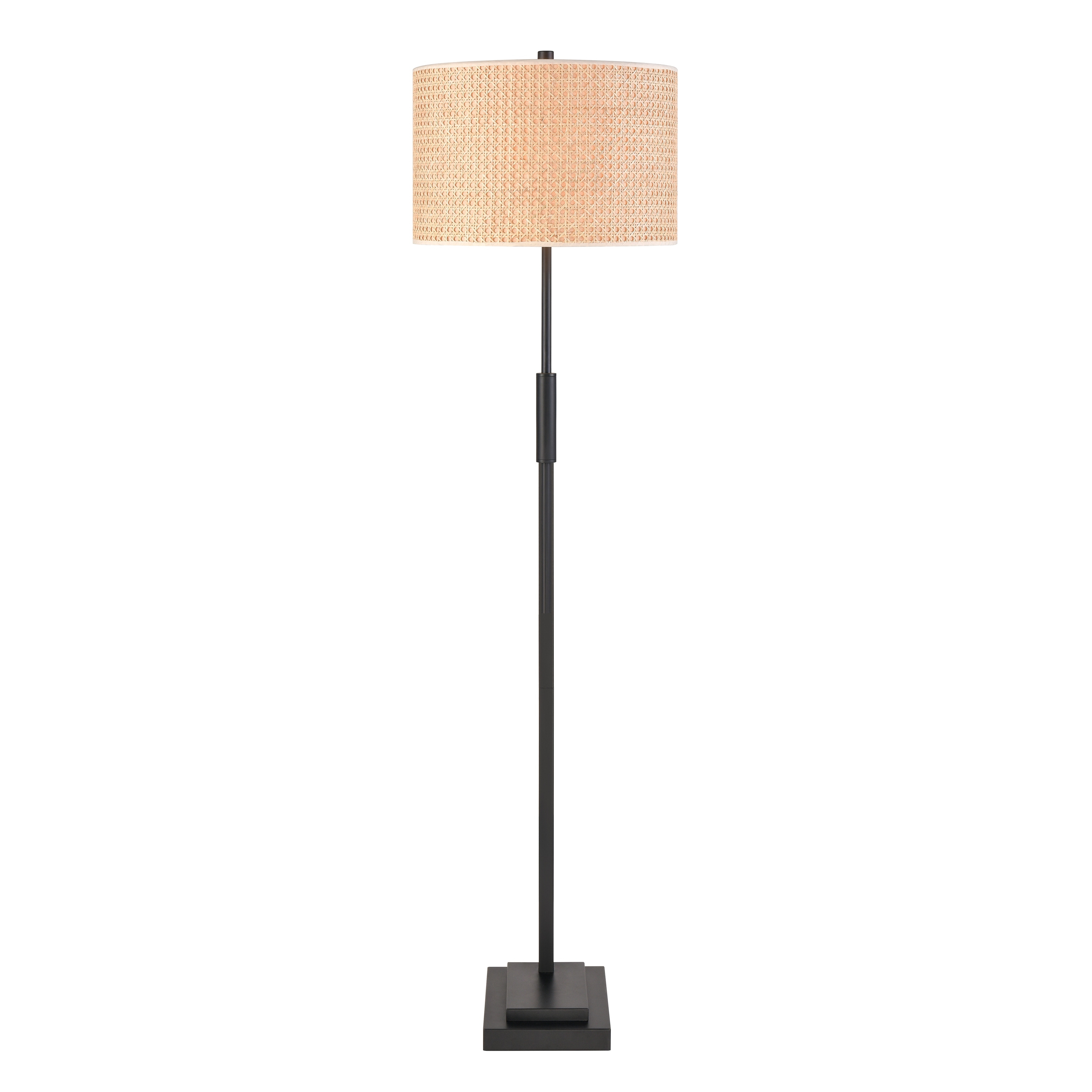 Baitz 62.5'' High 1-Light Floor Lamp - Matte Black - 62.5 inch H