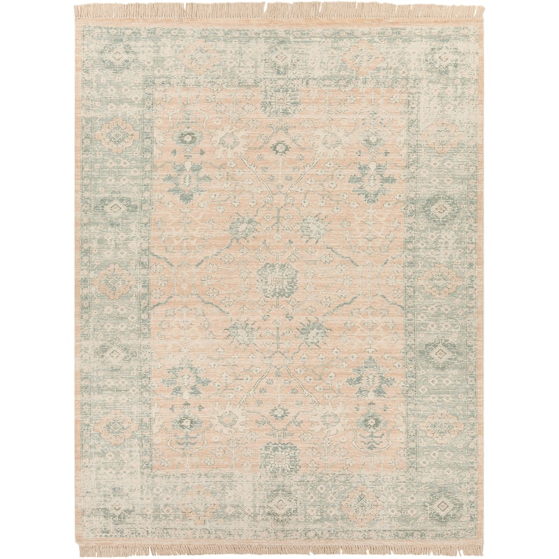 Livabliss Betsy Handmade Persian Floral Cotton Area Rug