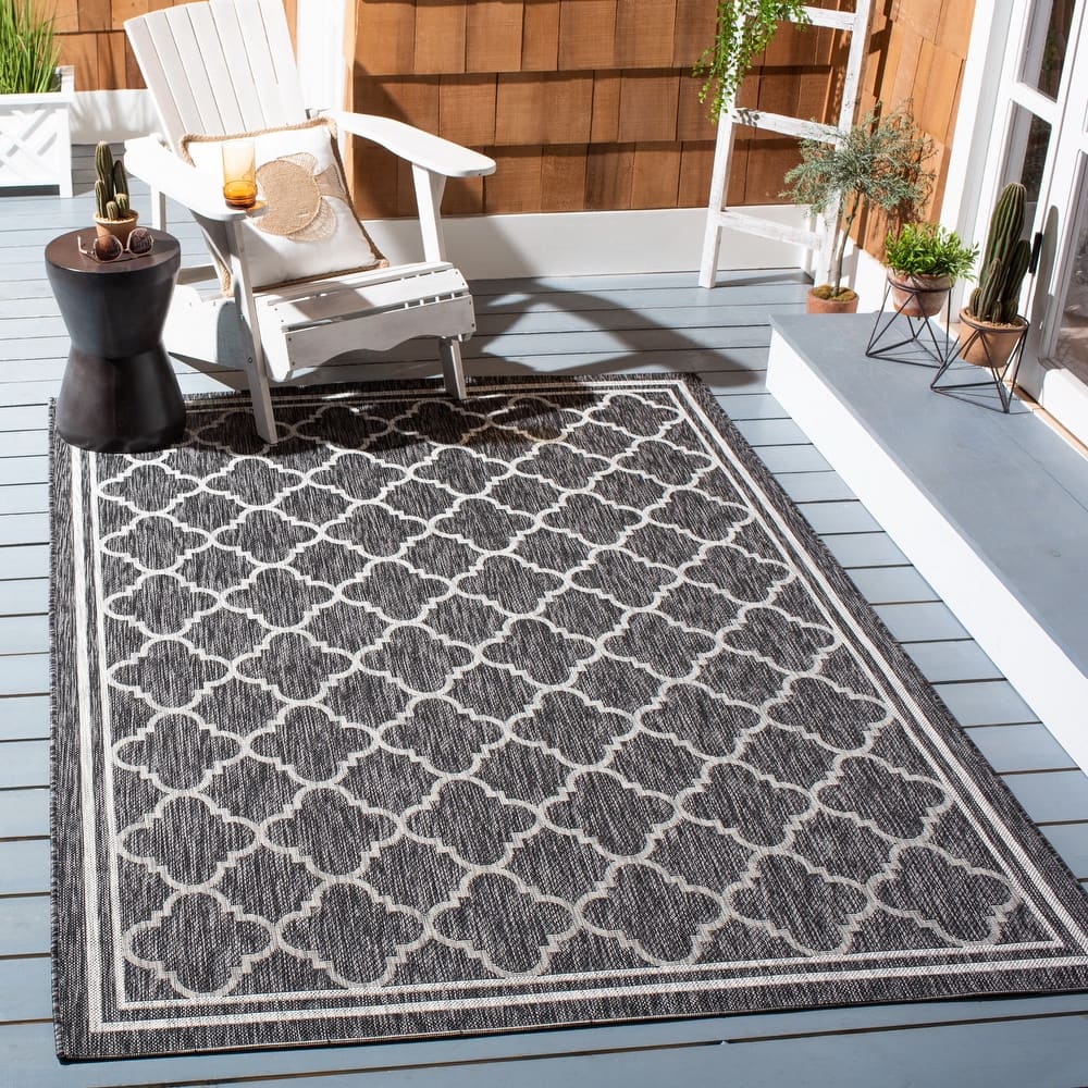 SAFAVIEH Courtyard Kamini Indoor/ Outdoor Waterproof Patio Backyard Rug