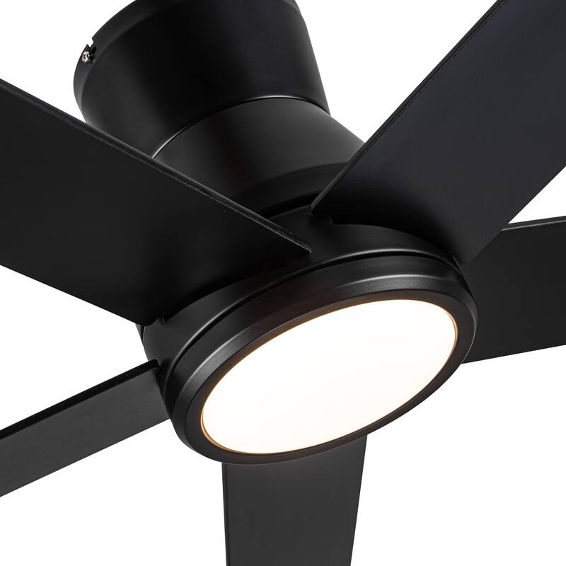 52" Lowe Profile Ceiling Fan with Light, Remote Control