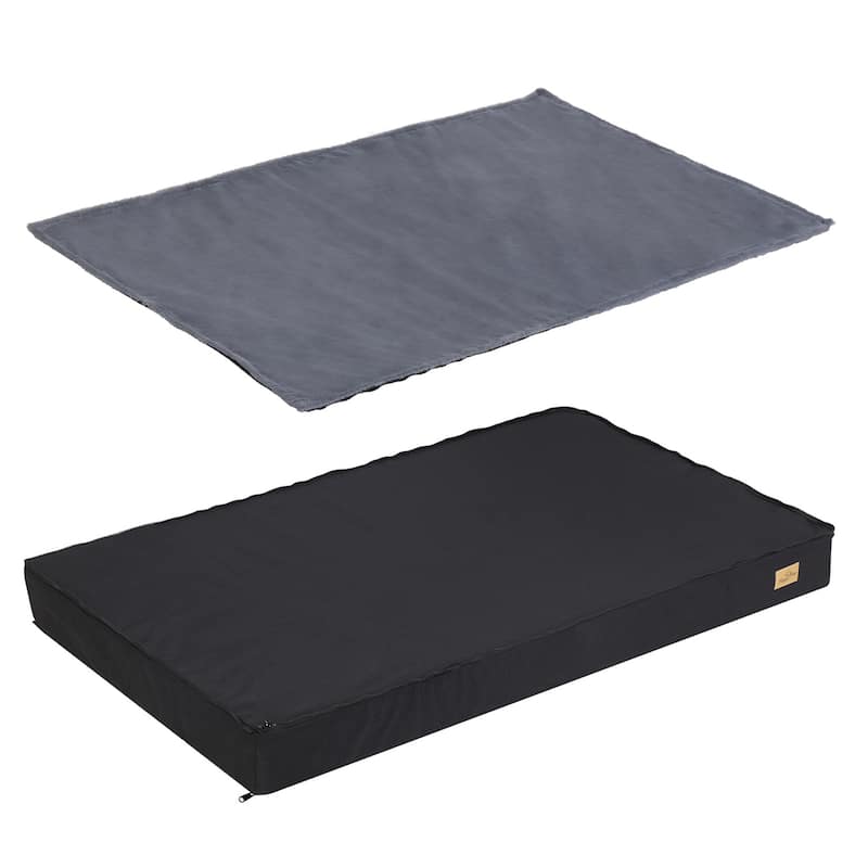 Orthopedic Foam Dog Bed Waterproof Pet Crate Mattess Cushion