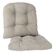 preview thumbnail 59 of 66, Klear Vu Gripper Tyson Dining Chair Cushion Set Set of 2 - Greystone