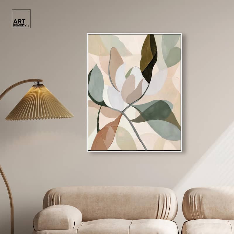 Leaf Prints II Canvas by Art Remedy