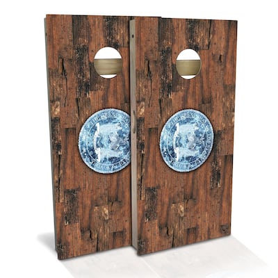 New York Flag Outdoor Cornhole Board Set