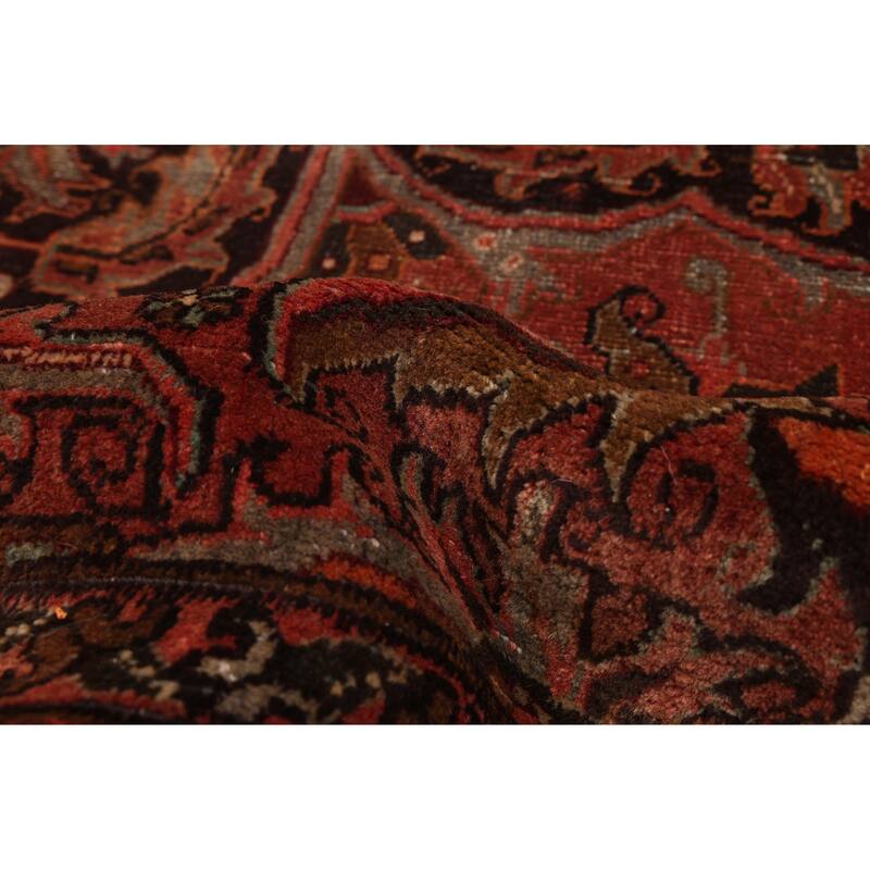 ECARPETGALLERY Hand-knotted Sarabi Dark Red Wool Rug - 9'8 x 12'10