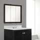 preview thumbnail 10 of 14, Design House Ventura Espresso Bathroom Medicine Cabinet Mirror 36 x 30