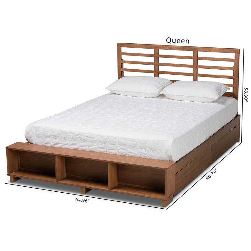 Milana Modern Transitional 4-Drawer Platform Storage Bed