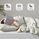 preview thumbnail 86 of 159, Chelsea Square Evans Pinch Pleated Soft Washed Boho Duvet Cover Set