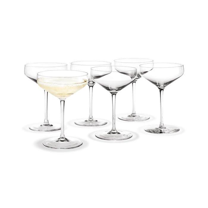 Holmegaard Perfection Cocktail Glass, Clear, 6 pcs. - 12.8 oz