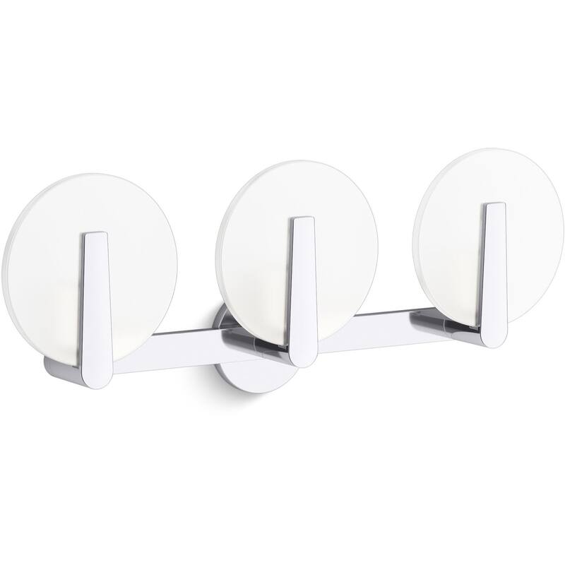 Kohler Lighting 38398-SC03 Hint 3 Light 11" Tall Wall Sconce - Polished Chrome