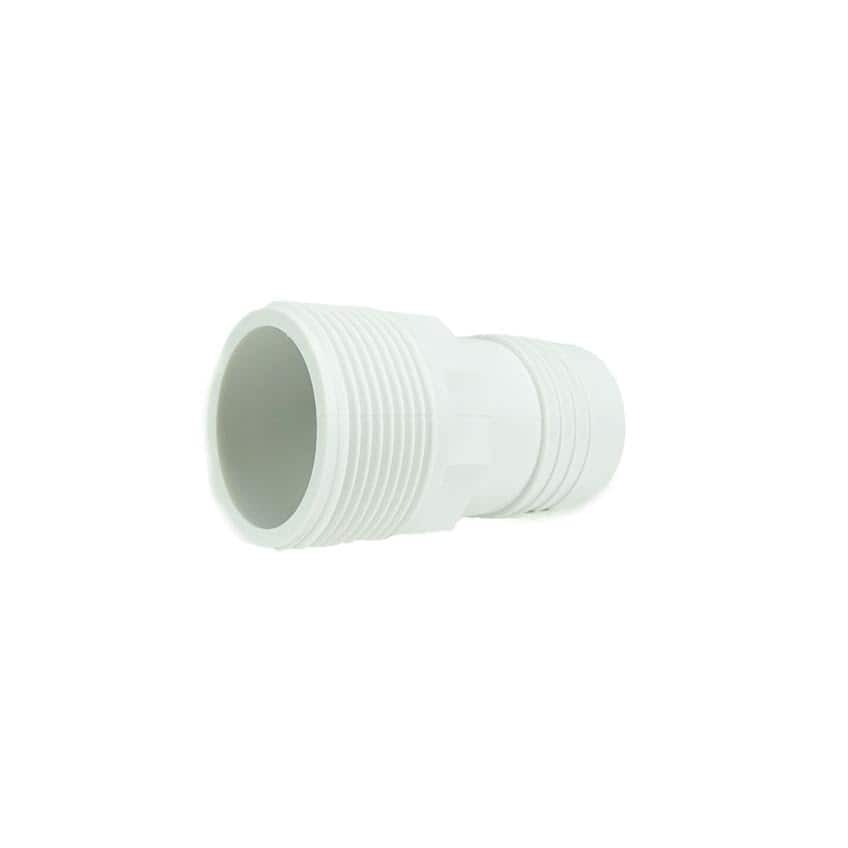 3.25-Inch White Hydro Tools Swimming Pool or Spa ABS Threaded and Barbed Hose Adapter - 3.25"