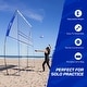 preview thumbnail 2 of 6, Haokelball 11×8 FT Adjustable Volleyball Portable Training Net Set with Volleyball and Pump - 11X8FT
